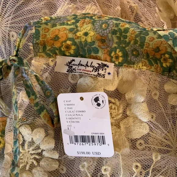 Free People Intimately Bali Flower Fields Maxi Slip - Picture 12 of 13